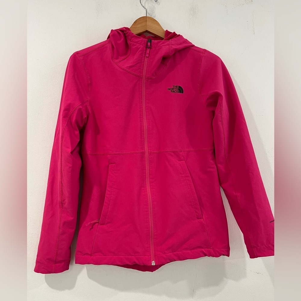 The North face jacket WINDWALL fiushia  zip  S